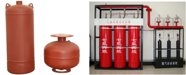 金象科技 七氟丙烷钢瓶 立式和悬挂式